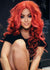 Red curly wig